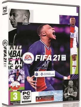 FIFA 21 PL Компьютер ПК Windows DVD НОВЫЙ НА ПОЛЬСКОМ ЯЗЫКЕ