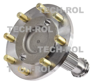 Вал колеса КПЛ с пальцами С-360/355/4011 SKROPOL