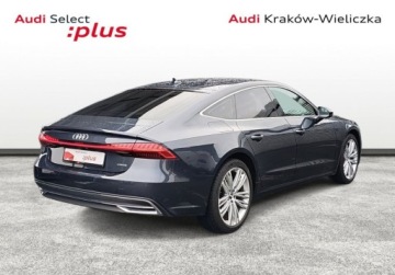Audi A7 C8 Sportback 3.0 55 TFSI 340KM 2018 Audi A7 Sportback Matrix Fotele konturowe Pneumatyka Radary ACC Virtual Do, zdjęcie 4