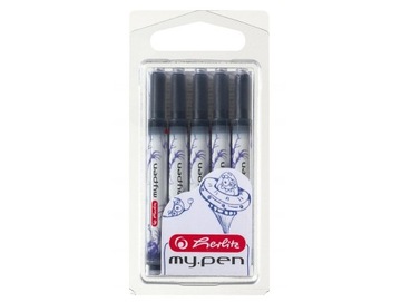 UNIWERSALNE NABOJE HERLITZ MY.PEN - 5 SZTUK DO PIÓR WIECZNYCH