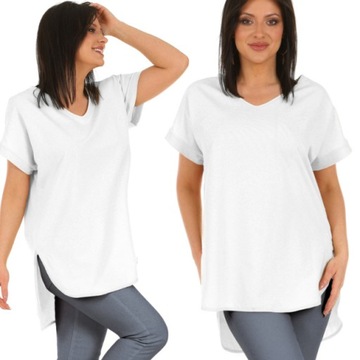 F625 Oversizowa asymetryczna TUNIKA