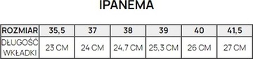 KLAPKI DAMSKIE IPANEMA ANAT COLORS r 37