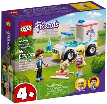 LEGO Friends 41694 - Karetka kliniki dla zwierzątek - OPIS