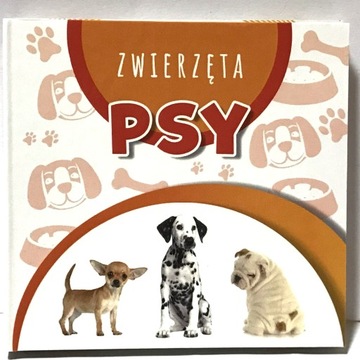 Książeczka wstęga rozkładana psy dla dzieci
