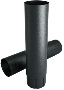 Rura spustowa Ø90 mm Flamingo Budmat 1m grafit