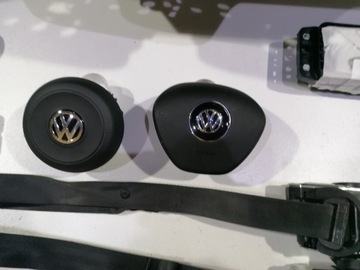 VW TIGUAN 2 II ПОДУШКИ БЕЗОПАСНОСТИ ПАНЕЛИ ПРИБОРНОЙ ПАНЕЛИ ПОДУШКИ РЕМНЯ