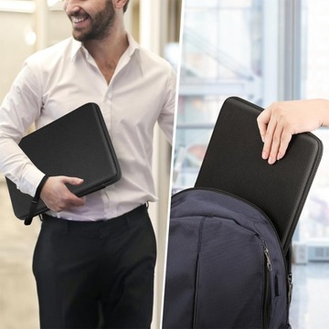 FINPAC Twardy pokrowiec na laptopa z etui na akcesoria MacBooka 13 cali