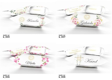 Krówki mleczne PERSONALIZOWANE na KOMUNIE 1 kg Alestudio4All