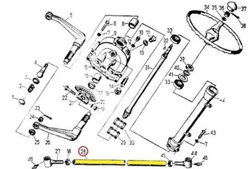 DRĄŻEK KIEROWNICZY C-330 C330 NOWY FV GW!!