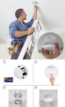 Беспроводной датчик дыма TUYA WIFI