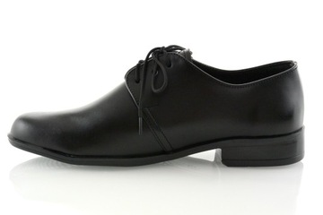 ЧЕРНЫЕ ПОЛЬСКИЕ ТОРЖЕСТВЕННЫЕ ТУФЛИ, ГЛАДКИЕ r33
