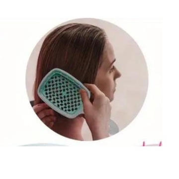 GRZEBIEŃ DO ROZCZESYWANIA WŁOSÓW TURKUSOWY ROZCZESYWANIE NA SUCHO I MOKRO