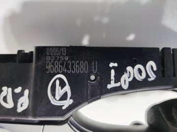 KLIKA DVEŘE PRAVÁ PRAVÝ PŘEDNÍ PEUGEOT 508 I 9686433680 2010-2014