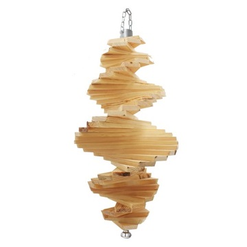 Świderek kręciołek wiatrak ogrodowy z drewna S40