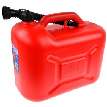 Kanister 20L plastikowy + lejek Geko G03242