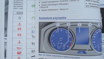 VW GOLF 7 Польский мануал для VW Golf VII 2012-2016 гг., красочный оригинал