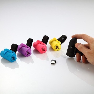Мини-2,4G беспроводная Bluetooth-мышь USB на палец