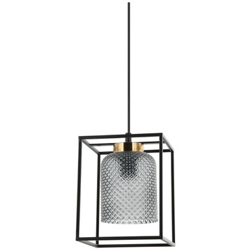 Lampa wisząca czarna druciana loft SINELLA Italux