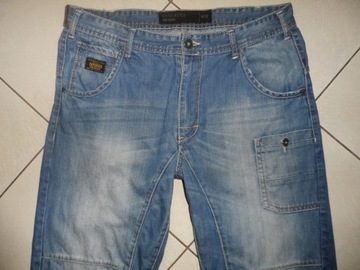 RESERVED jak NOWE jeans SPODENKI BERMUDY r 32 pas 88cm