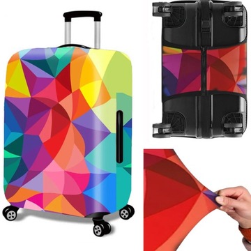 Pokrowiec Na Walizkę Podróżną Ochronny Etui Rozmiar L Duży Bagaż 70x50x29cm