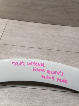 CAYENNE LIŠTA BLATNÍK PRAVÝ PŘEDNÍ 9Y0853718D