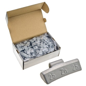 CIĘŻARKI DO FELG ALUMINIOWYCH NABIJANE CYNKOWE ZN/A 25G 100 SZT. STIX