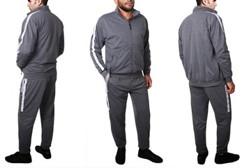 Мужской спортивный костюм SWEATSHIRT + COTTON PANTS черный 9106 L