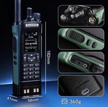 Baofeng DM-32E HTQ DMR Радио FM VHF UHF GPS USB-C + AIR BAND