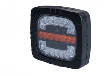 Lampa zespolona przednia 2 funkcje traktor