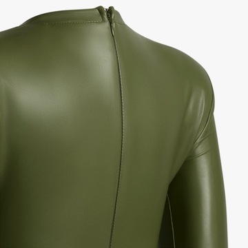 Y3845 adidas Originals Ivy Park Faux Leather Bodysuit body XS