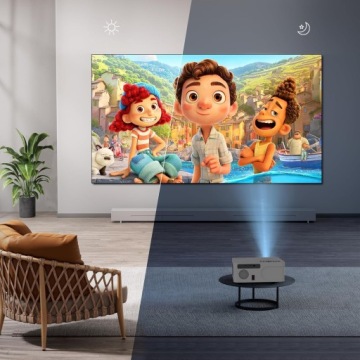 Мини-проектор Проектор WiFi Android TV FULL HD 4K 18000lm Автофокус Zenwire