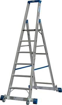 Передвижная лестница KRAUSE STABILO 6 ступеней 127303