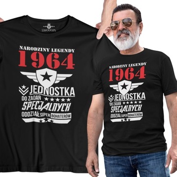 Koszulka na 60 urodziny PREZENT URODZINOWY 60 LAT