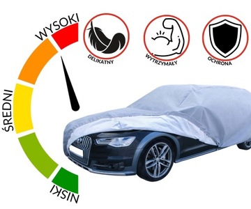Автомобильный чехол брезентовый S1 380-405 эксклюзив + 3 ремня безопасности STRONG