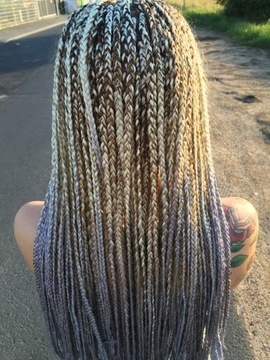 СИНТЕТИЧЕСКИЕ ВОЛОСЫ ДЛЯ КОС ОМБРЕ B50