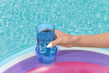 Надувной круг 43647 BESTWAY RAINBOW DREAMS SWIM TU