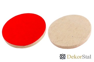 DYSK POLERSKI Z RZEPEM FILC 125 x 10 mm NA DYSK