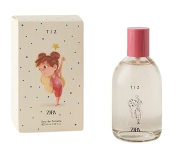 a592 PERFUMY DAMSKIE DZIEWCZĘCE ZARA TIZ 100 ML w pudełku