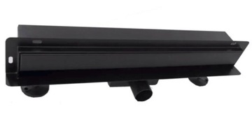 Odpływ liniowy ścienny CZARNY 2w1 60cm Black