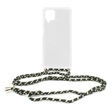 Etui Strap Case +SMYCZKA do Samsung A12 A125 zielo