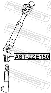 FEBEST AST-ZZE150 HŘÍDEL ŘÍDÍCÍ