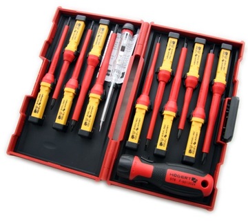 Wkrętaki - zestaw 13szt. izolowane 1000V HöGERT