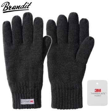 ПЕРЧАТКИ ЗИМНИЕ BRANDIT МЕМБРАНА 3М THINSULATE ЧЕРНЫЙ L