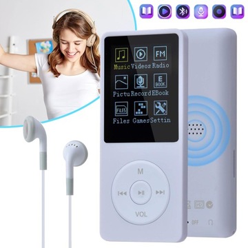 ODTWARZACZ MUZYCZNY 16 GB, ODTWARZACZ MP3, PRZENOŚNY MP3 BLUETOOTH PREZENT