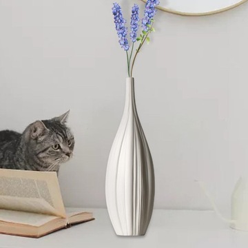 Керамическая ваза Цветочный горшок Декоративная центральная часть Элегантная ваза для дома 50х17см