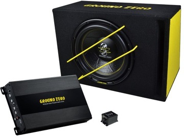 Комплект кабелей для сабвуфера Ground Zero GZIB 12SPL длиной 30 см