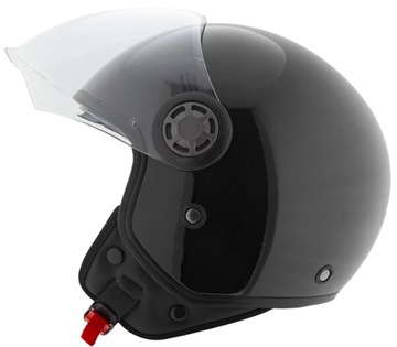 KASK MOTOCYKLOWY OTWARTY NA SKUTER MOTOR CHOPPER Z HOMOLOGACJĄ ECE M