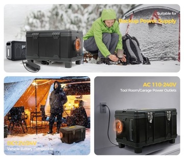 OGRZEWANIE POSTOJOWE 8KW 12/24V 230V WEBASTO Z WENTYLACJĄ I START/STOP BT