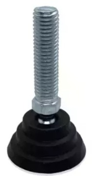 Stopka wahliwa 40mm śruba M10x120mm do 400kg podkładka antypoślizgowa