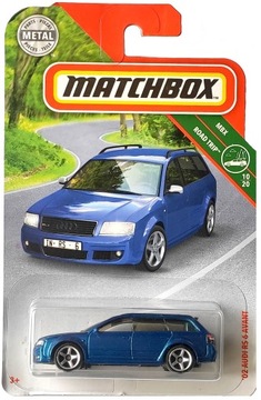 MATCHBOX 02 AUDI RS 6 AVANT ROAD TRIP 10/20 METAL